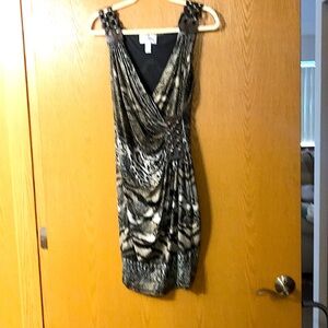 Beautiful snake skin look only worn once Canadian designer Joesph Ribkoff